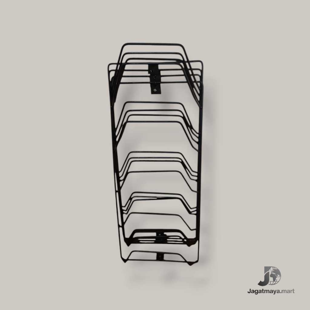 Rak Tutup Panci 5 Susun / Rak Tutup Panci Gantung 5 Susun