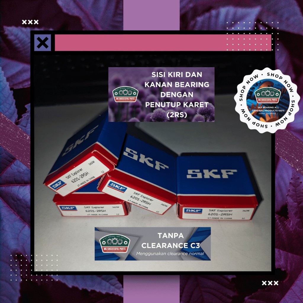 BEARING 6201 2RS SKF ORIGINAL