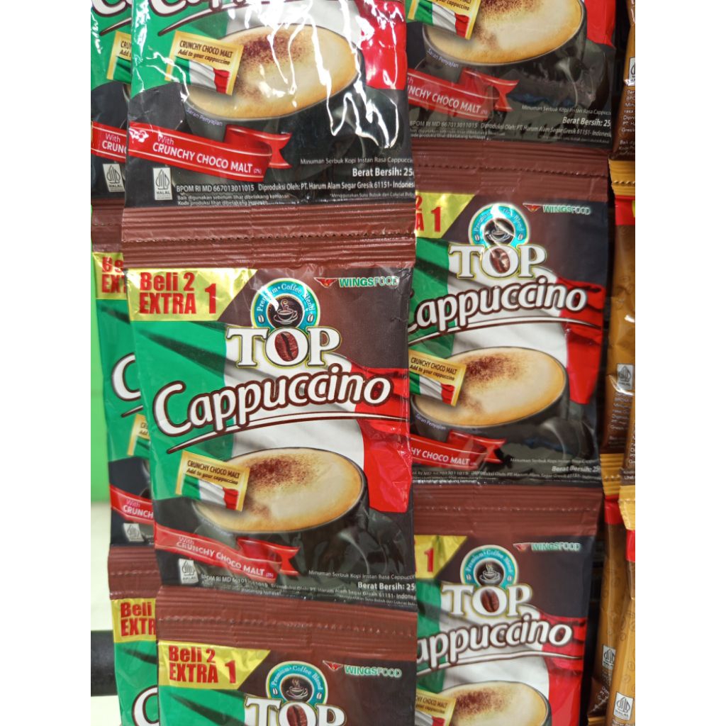 

TOP KOPI CAPPUCINO RENCENG isi 15sacet @25gr