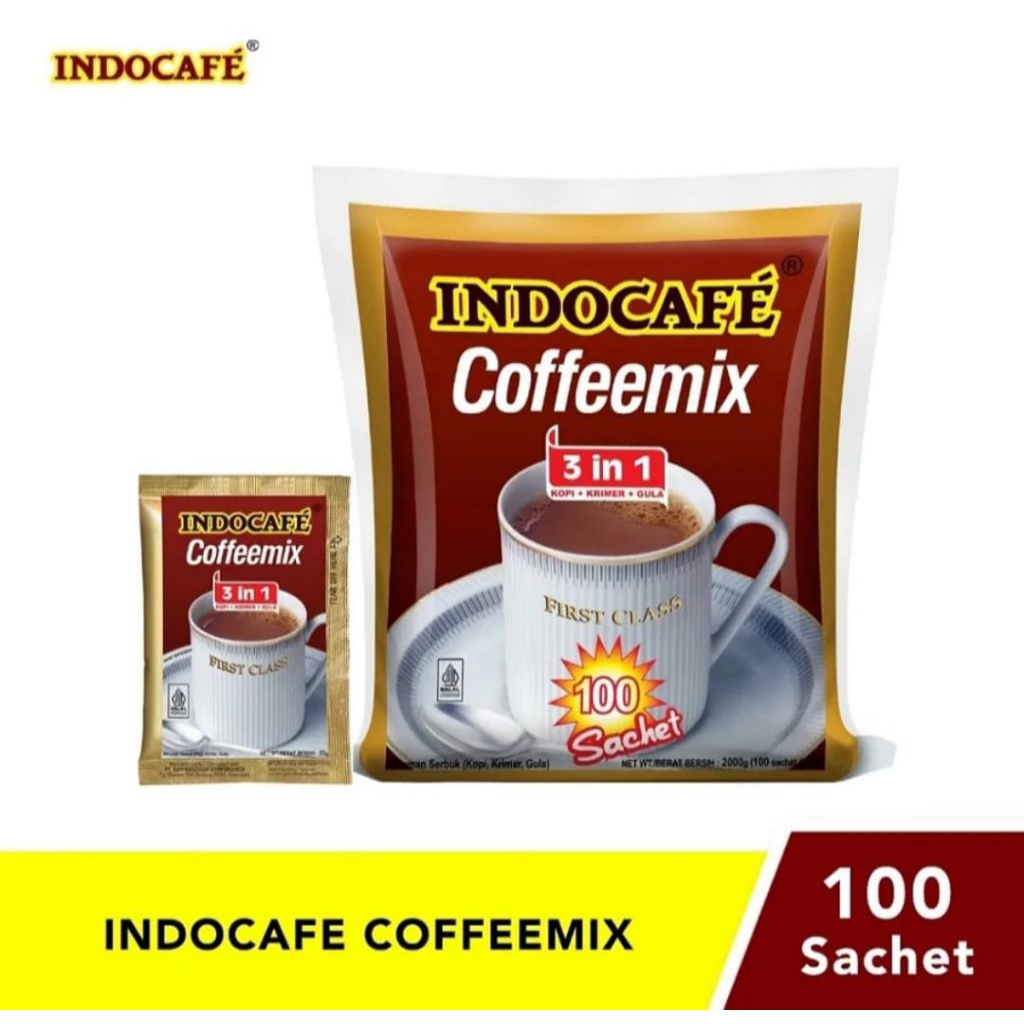 

Indocafe 1 bag [ 10 Renceng x 10 sachet )