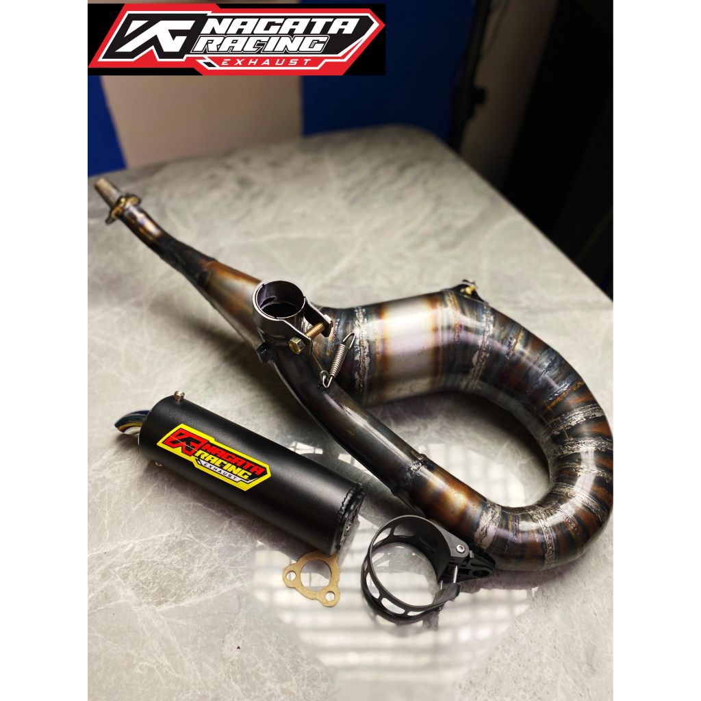 vespa knalpot buang kanan plat karat spek FFA dan standart racing