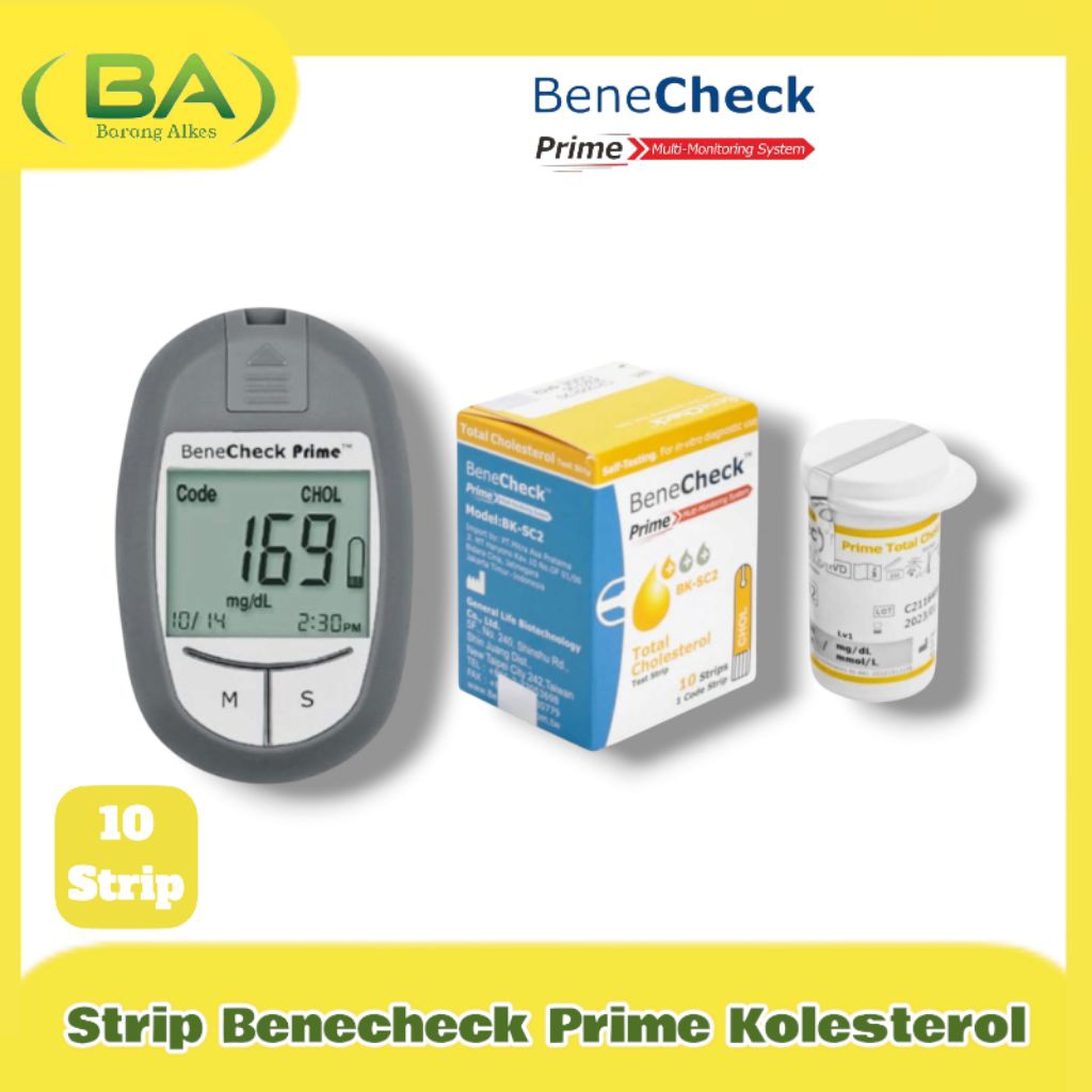 Strip Benecheck Prime  Kolesterol  Isi Ulang Benecheck Prime Kolesterol