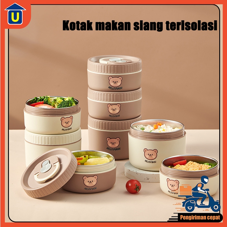 ⭐COD⭐Kotak makan siang/kotak makan siang stainless steel/kotak makan siang stainless steel 304/kotak