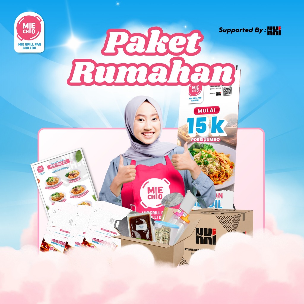 

Kemitraan Mie Pedas Grill Pan Chili Oil Terlaris Kekinian Franchise Paket Usaha Mie Chio | Paket Rumahan