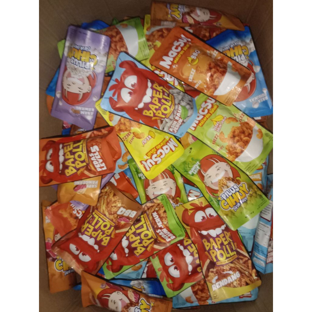 

Cemilan viral dari CEKELIN,mie,lidi,basreng,macaroni,pilus,kripikempe,serta,kerupuk,seblak,BELI4 GRATIS ONGKIR