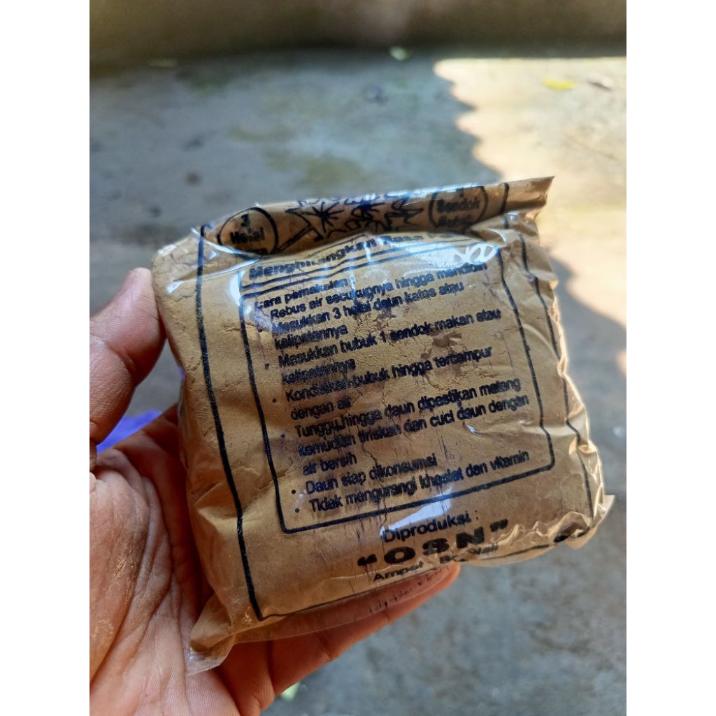 

LEMPUNG PENGHILANG RASA PAHIT PADA DAUN PEPAYA