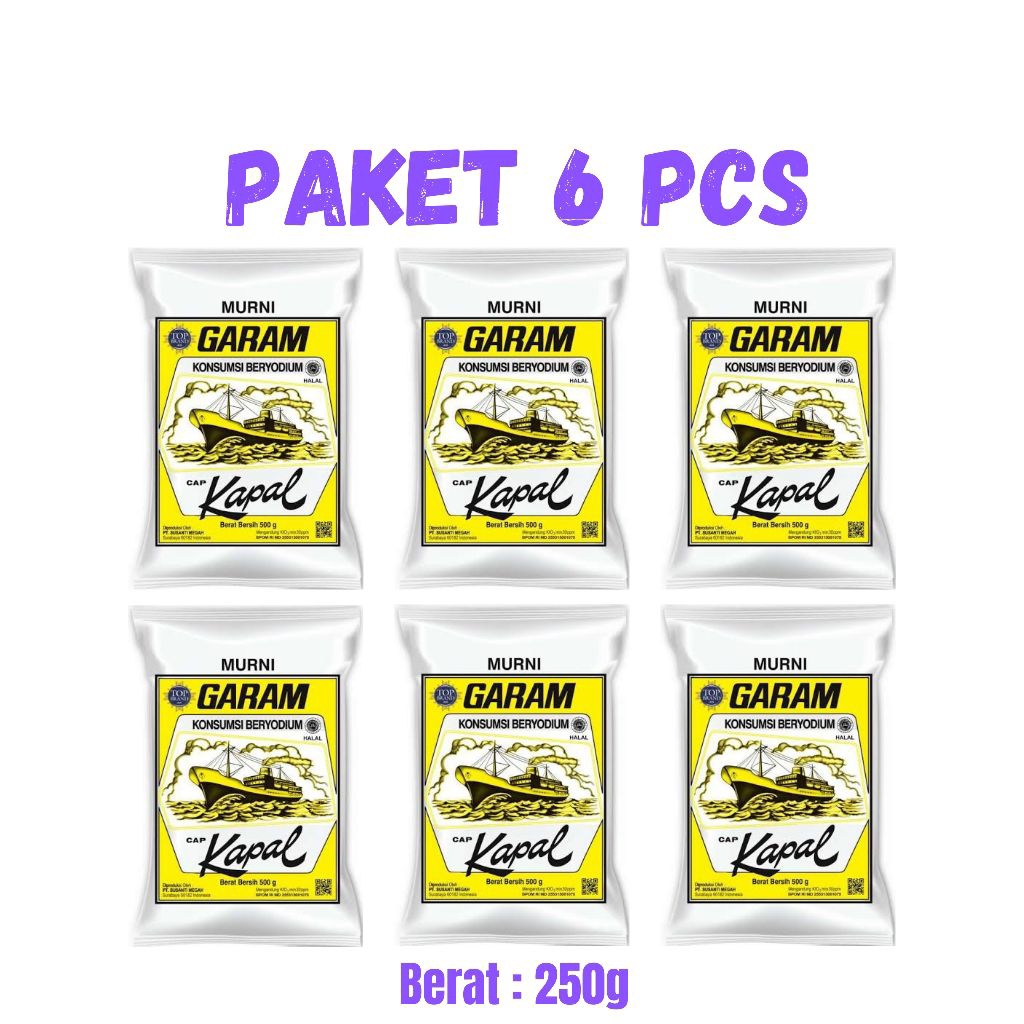 

Garam Beryodium 250g x 6 pcs