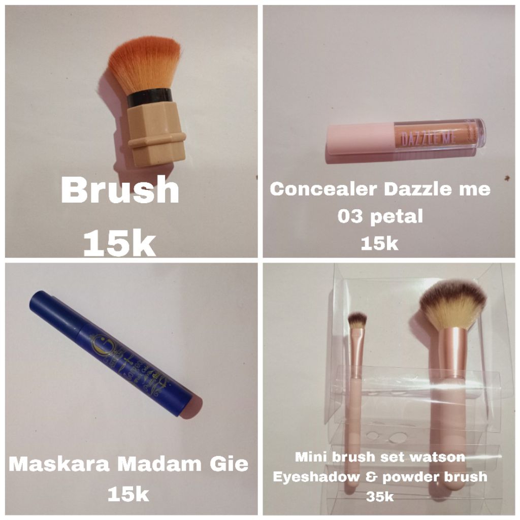 preloved makeup & brush