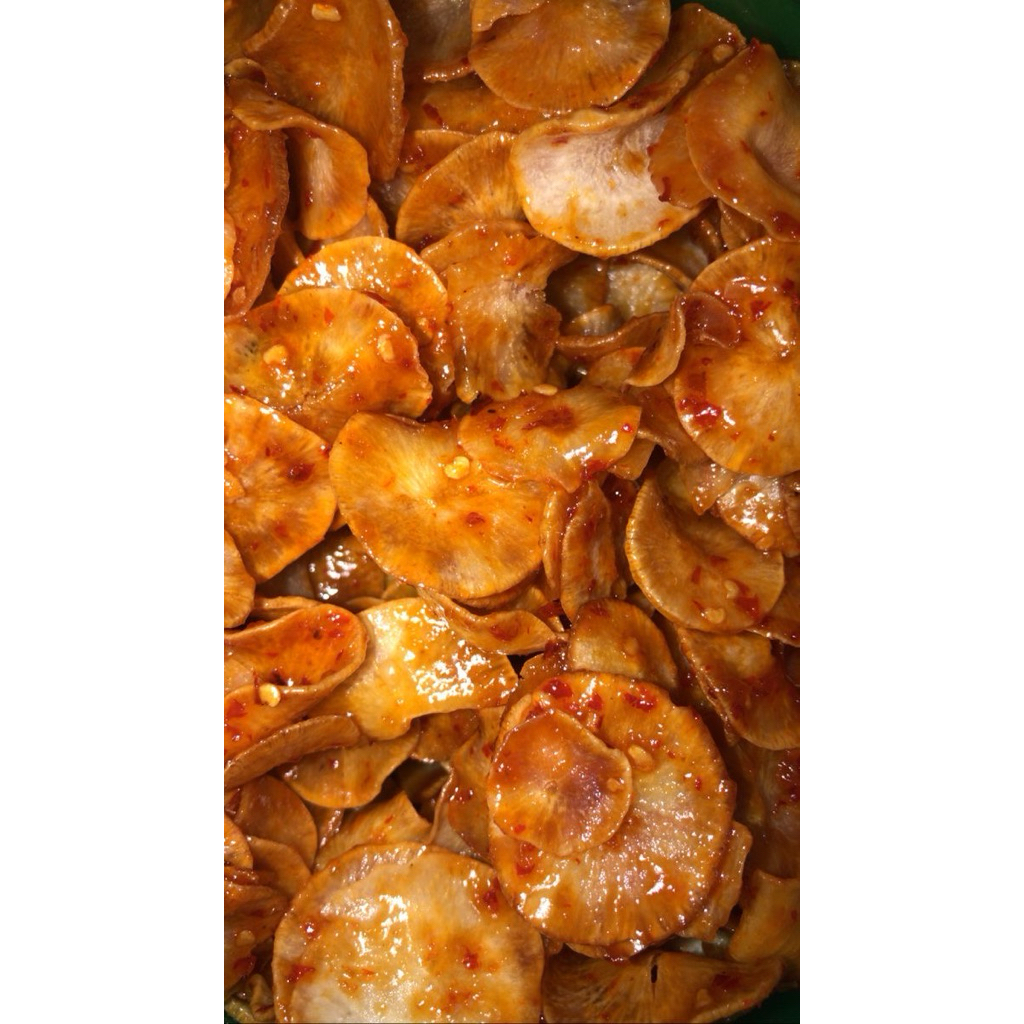 

Keripik Brekele Pedas balado