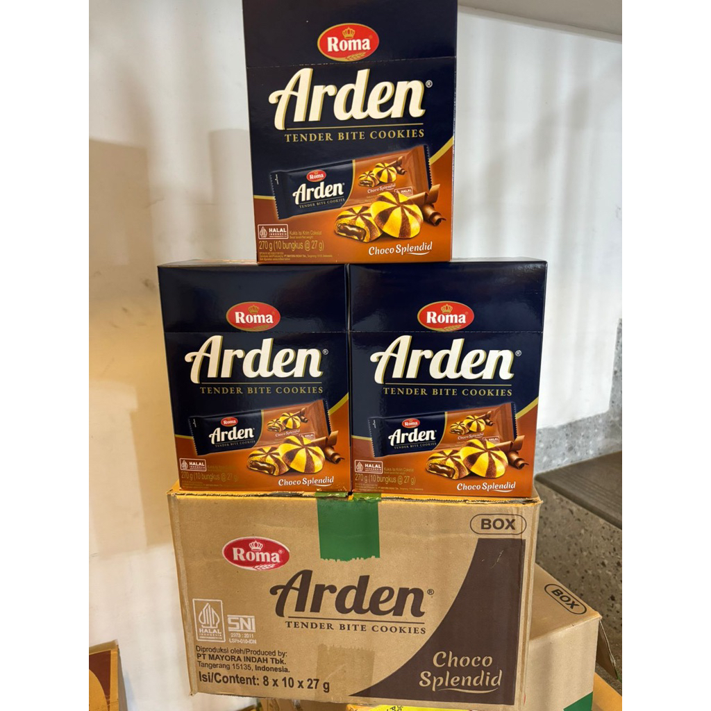 

ROMA ARDEN TENDER BITE COOKIES HARGA PER BOX KECIL ISI 10 BUNGKUS