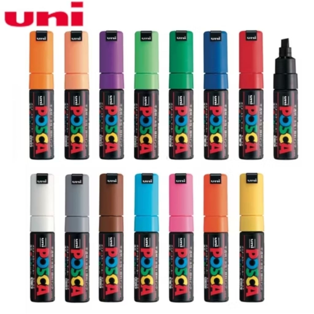 

Uni Posca Paint Marker PC-8k Broad Chissel Tip. 8.0mm