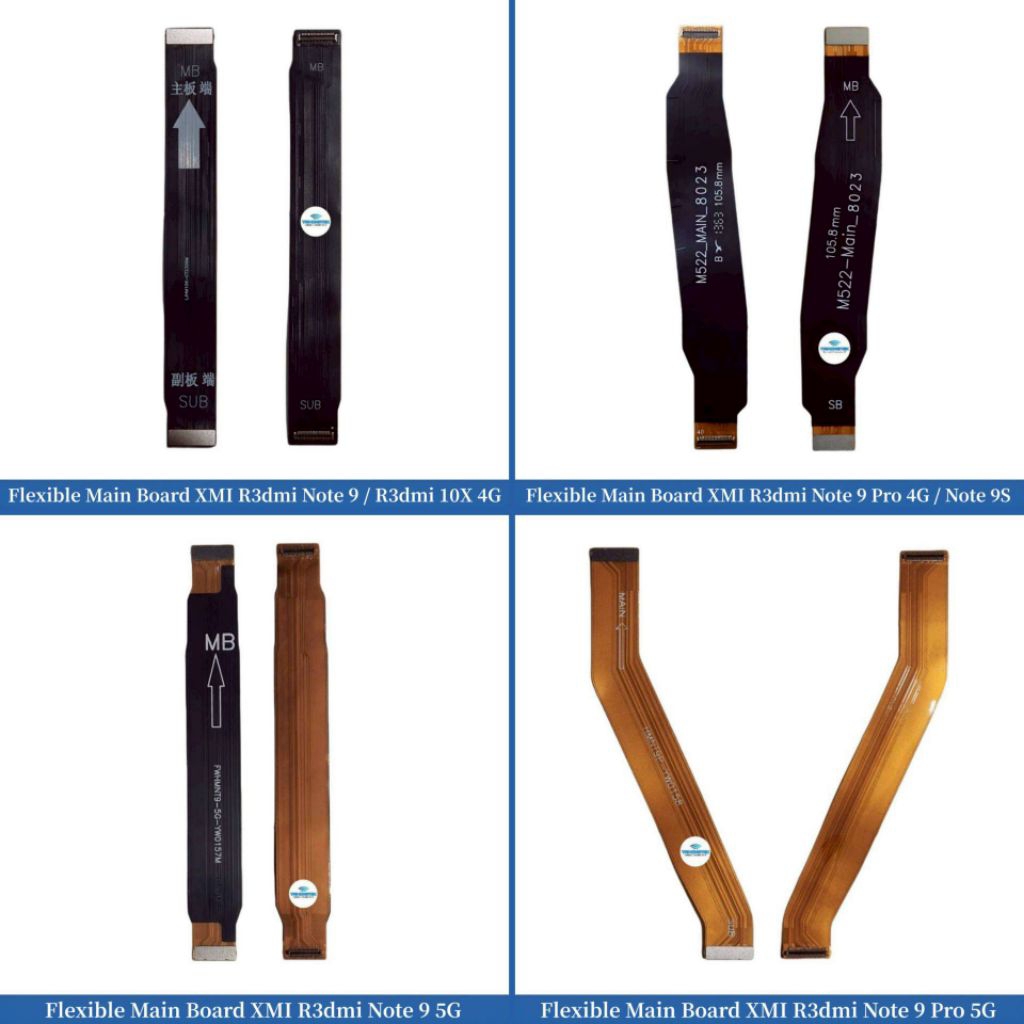 Flexible Main Board Xiaomi Redmi Note 9 - Redmi 10X 4G - Note 9 Pro 4G - Note 9S - Note 9 5G - Note 