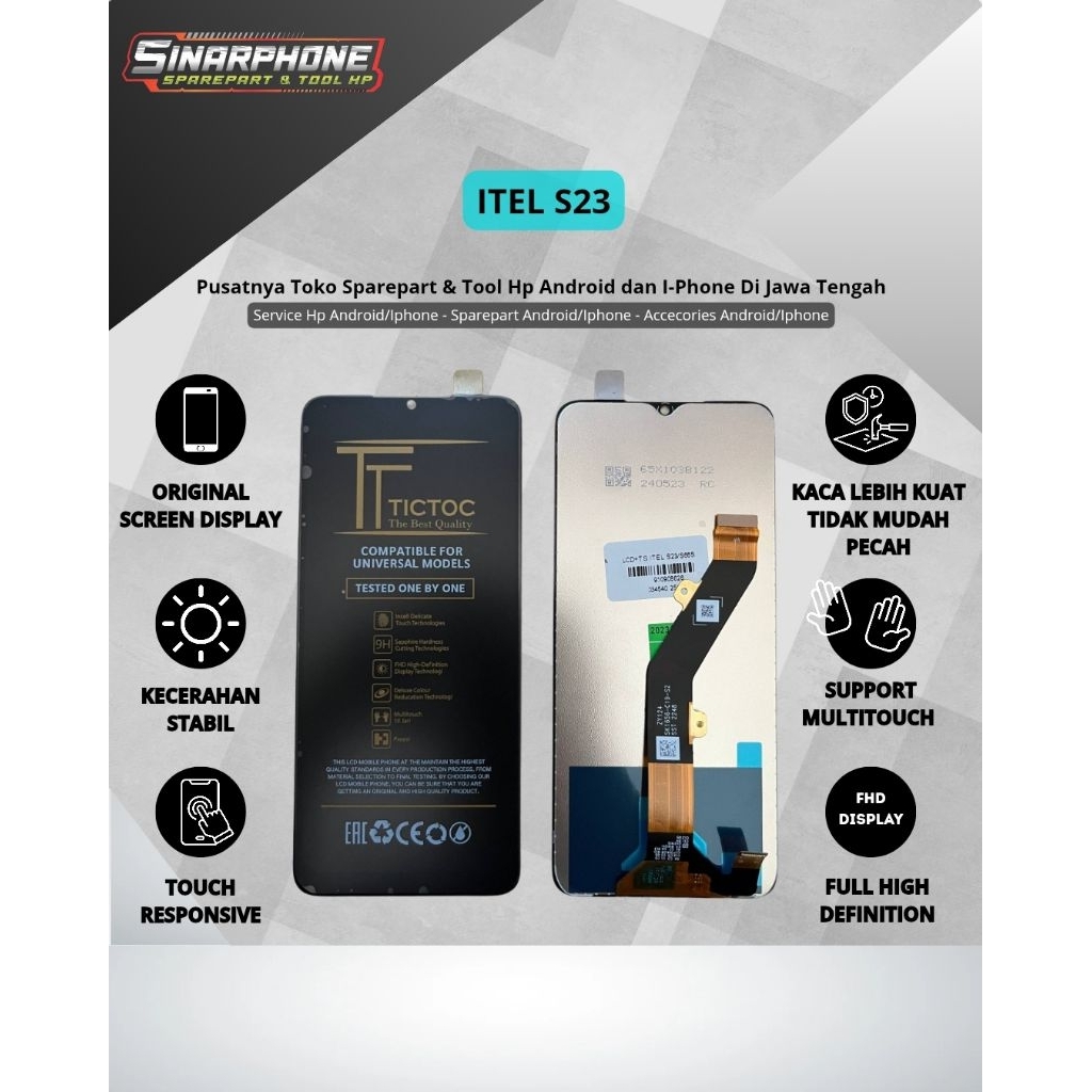 LCD ITEL S23/LCD ITEL VISION 1/LCD ITEL VISION 3/SPARK 8C/SPARK 9T