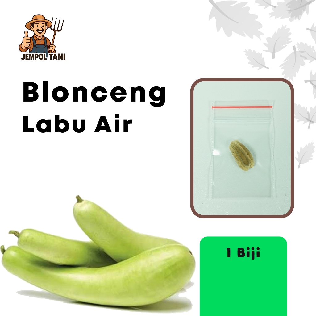 Jempol Tani – Benih Sayur Blonceng Labu Air Berkualitas Unggul Seribuan