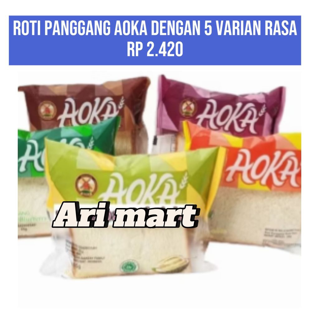 

Roti Aoka Lumer – roti panggang lembut dan Halal dengan berbagai varian rasa