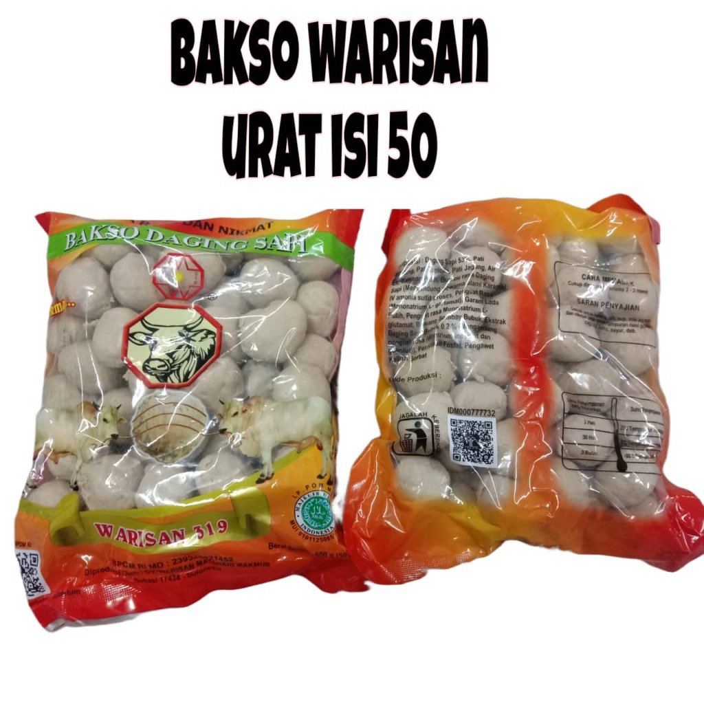 

Bakso warisan urat isi 50