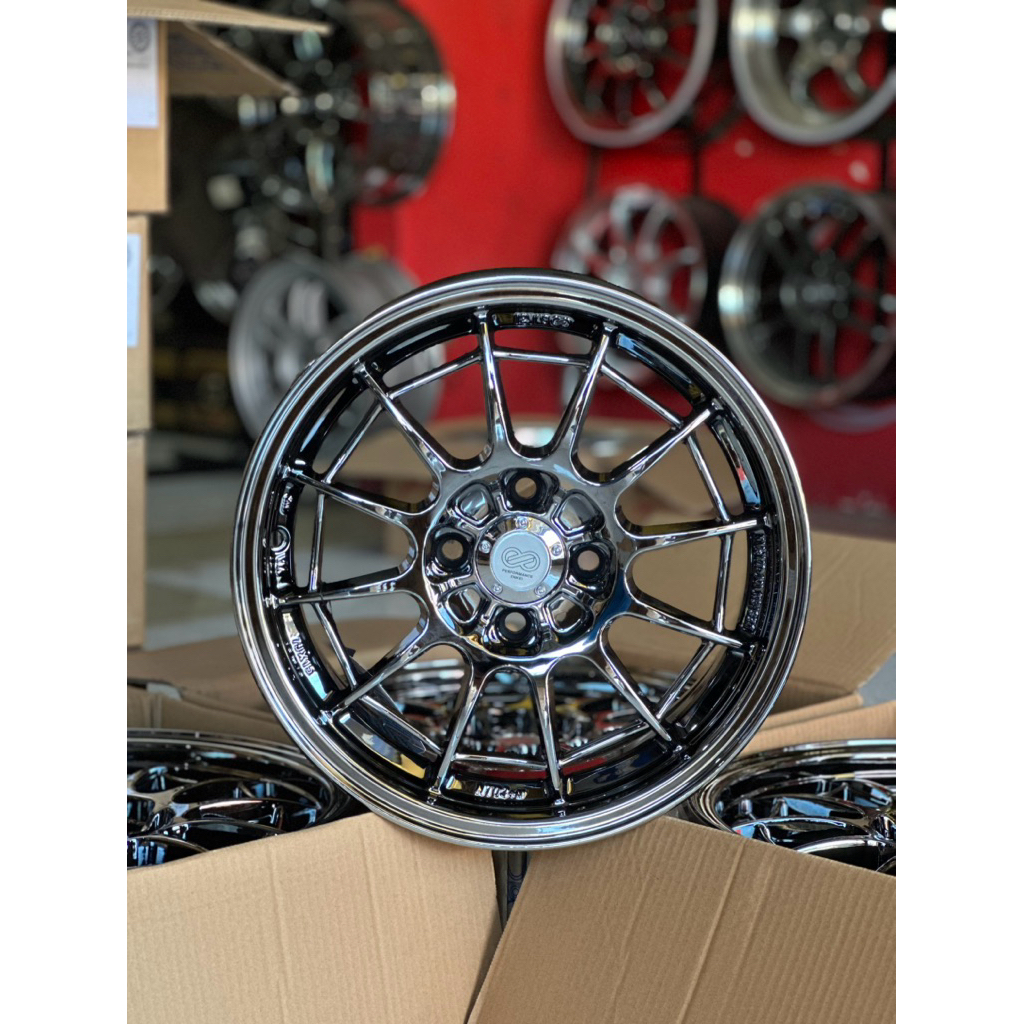 Velg Enkei Spider Blackchrome R15 Baru Yusta Racing