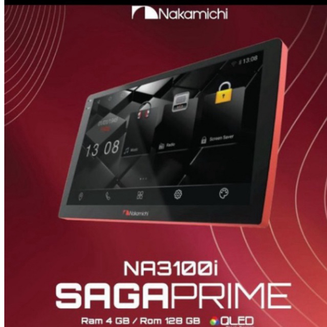Head unit Nakamichi SAGA PRIME 4/128GB tv android mobil
