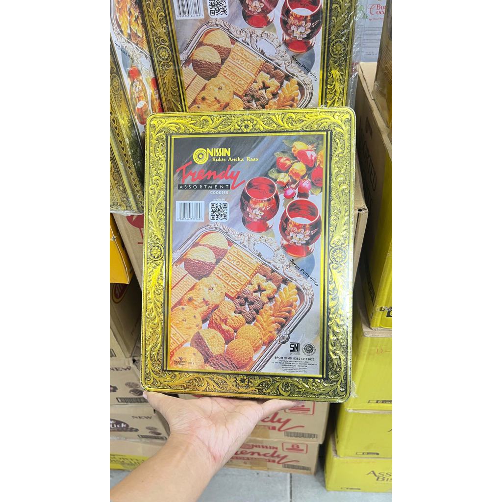 

Nissin trendy kaleng 850gr (packing free bubblewarp)
