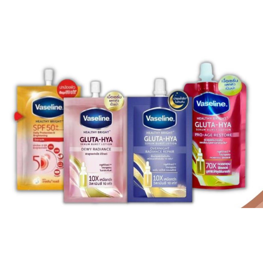 Vaseline Gluta Hya Serum Burst Lotion Sachet 30ml