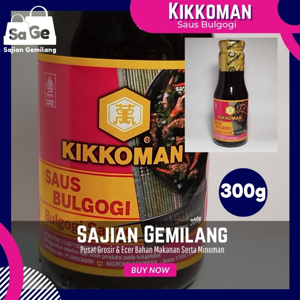 

[TURUN HARGA] Kikkoman Saus Bulgogi 300g – Siap Pakai – Grosir Sajian Gemilang