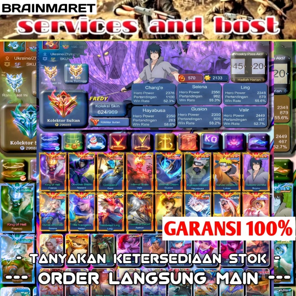 AKUN SULTAN ML GG  - By BRAINMARET