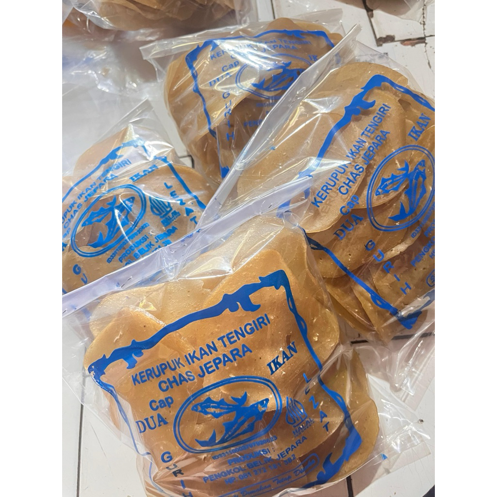 

kerupuk tengiri khas jepara menyah 1/4
