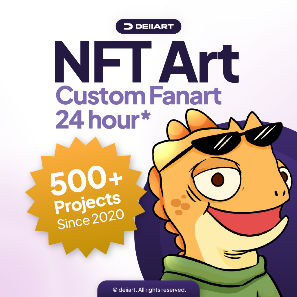 JASA GAMBAR NFT FANART OPEN COMMISSION