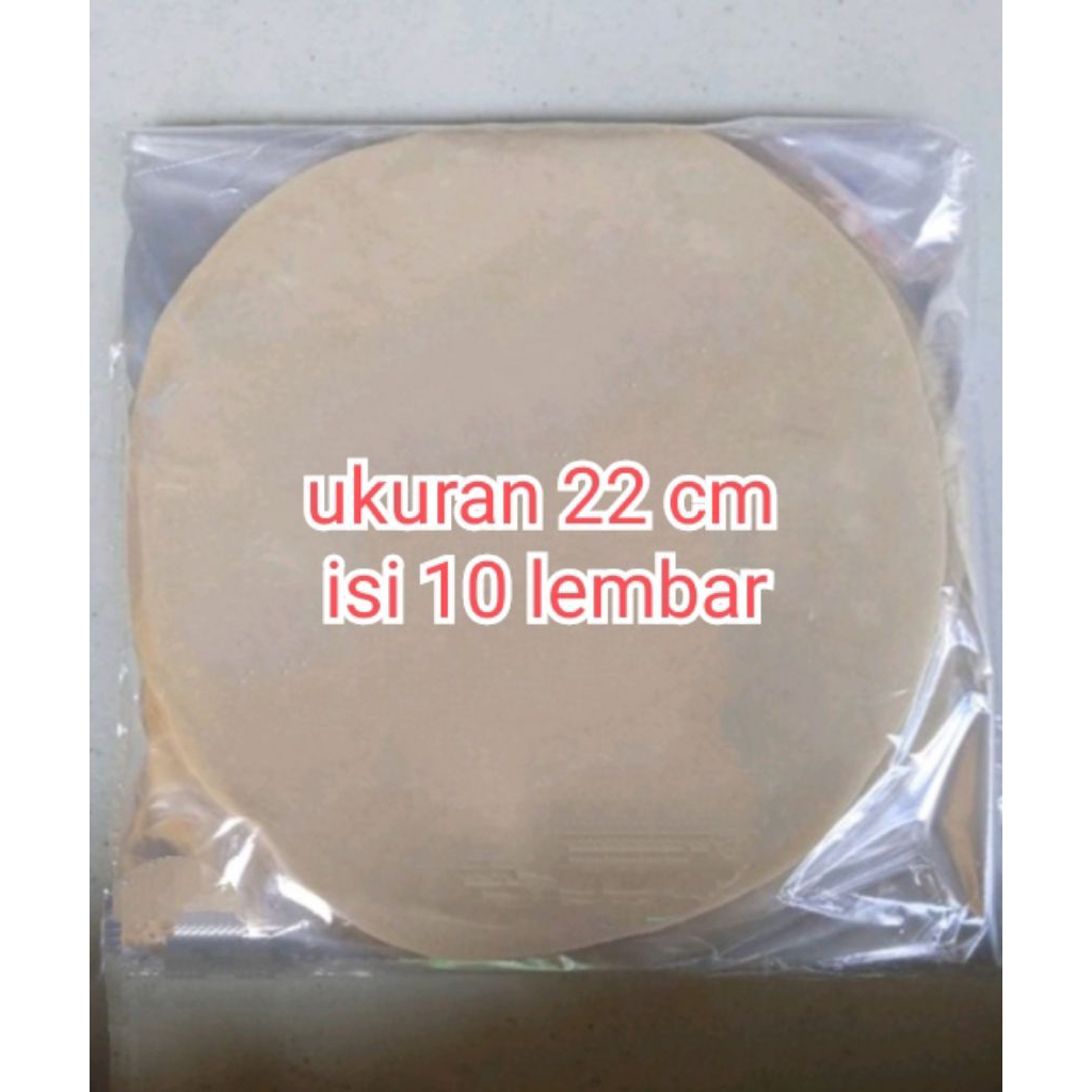 

tortilla kulit kebab ukuran 22 cm isi 10
