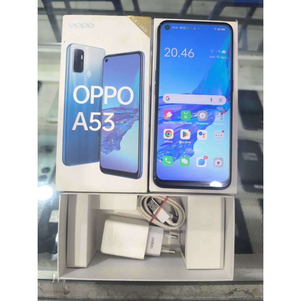 HP BEKAS OPPO A53 4/64 FULLSET