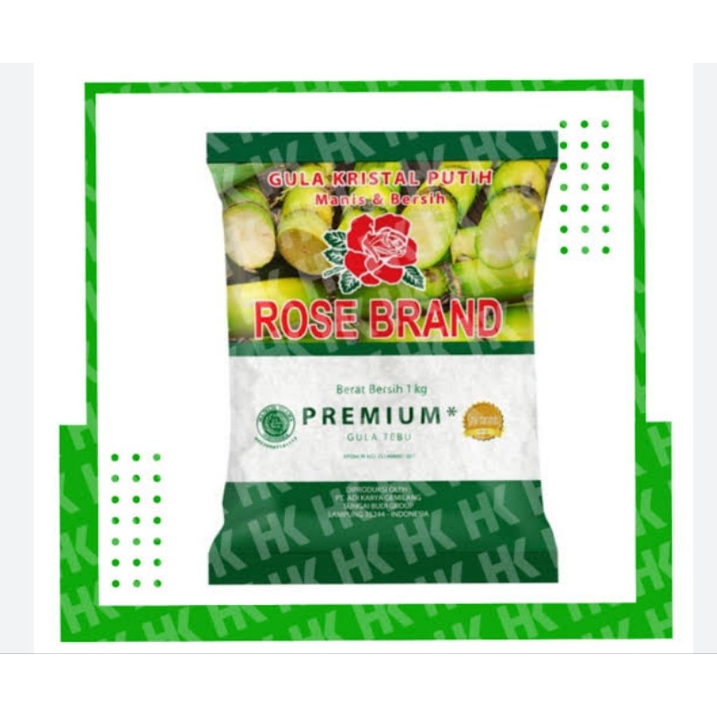 

gula rose brand hijau kemasan 1 kg