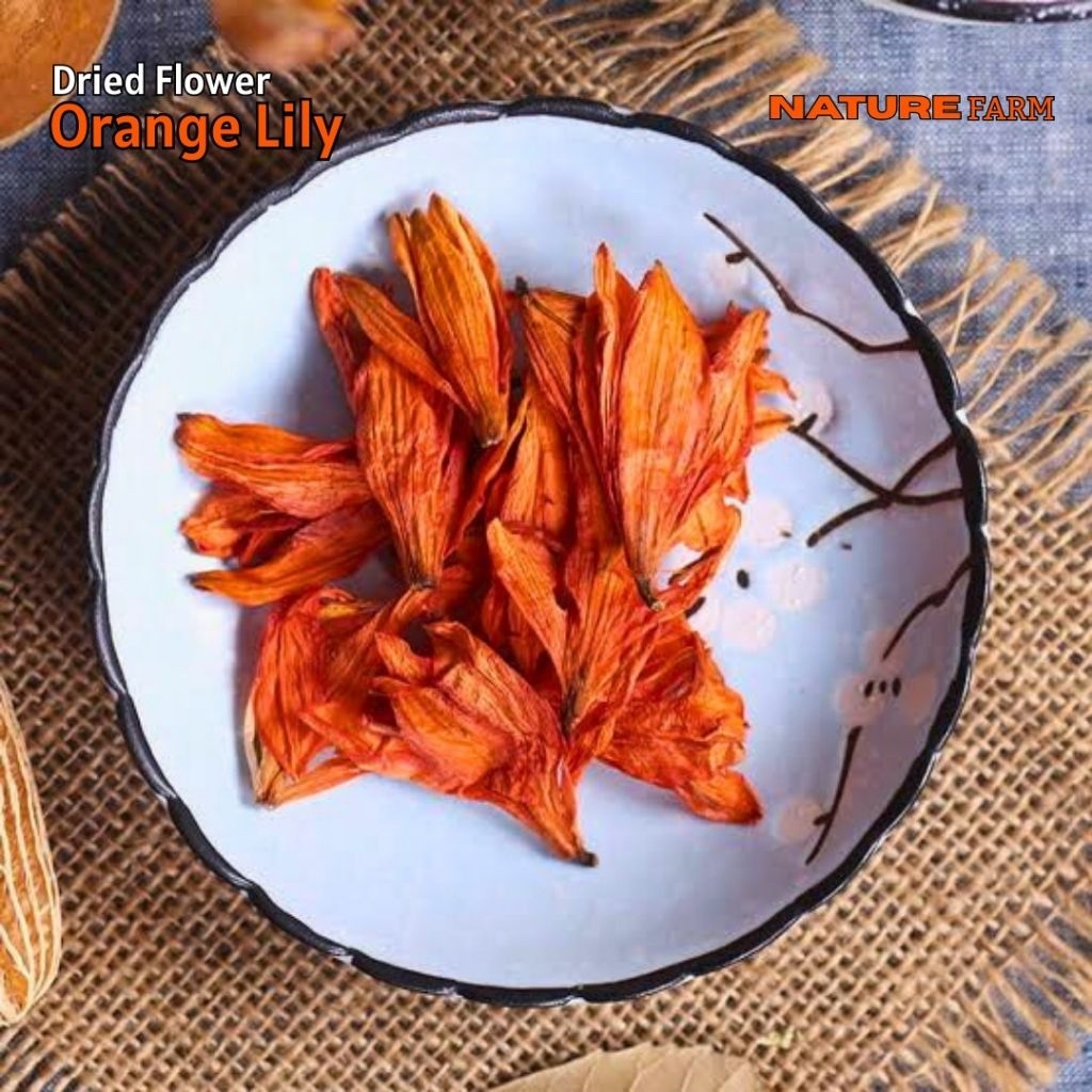 

Nature Farm Premium Orange Lily Flower - Teh Bunga Lily Oren