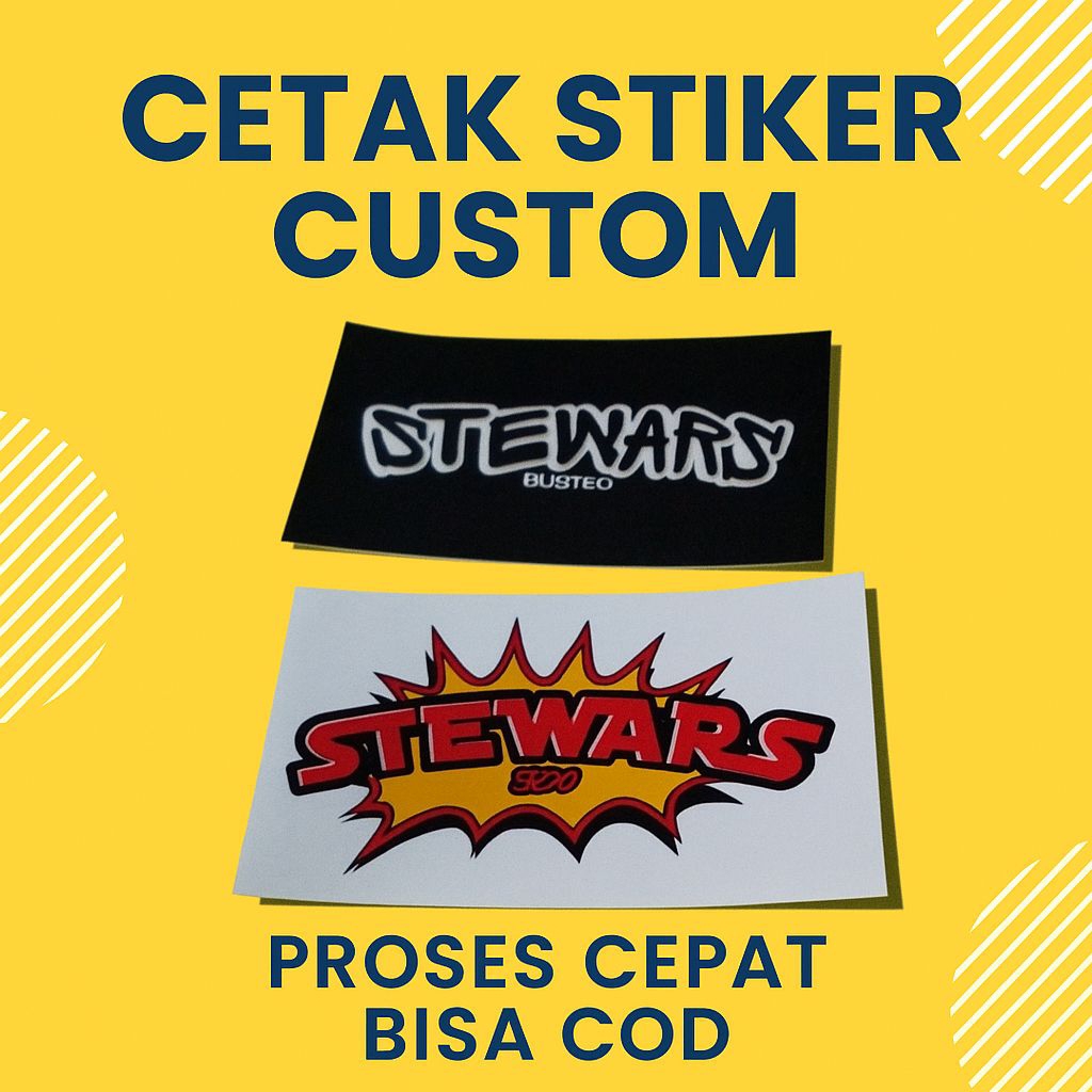 

Cetak Stiker Custom Berbagai Ukuran