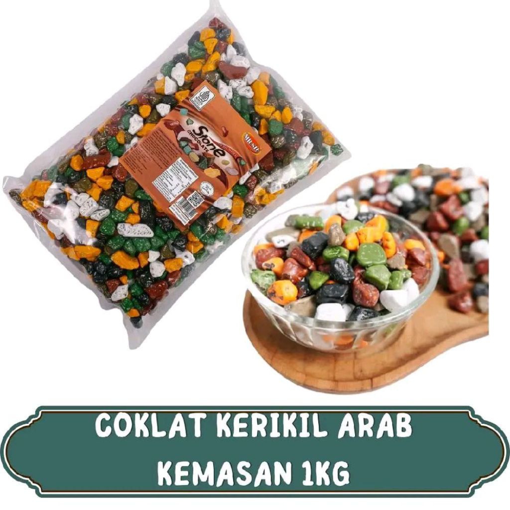 

CHOCOLATE STONE 1KG ME SIF I COKELAT OLEH OLEH HAJI DAN UMROH I COKLAT BATU KERIKIL I COKLAT KHAS ARAB SAUDI I HALAL IZIN BPOM