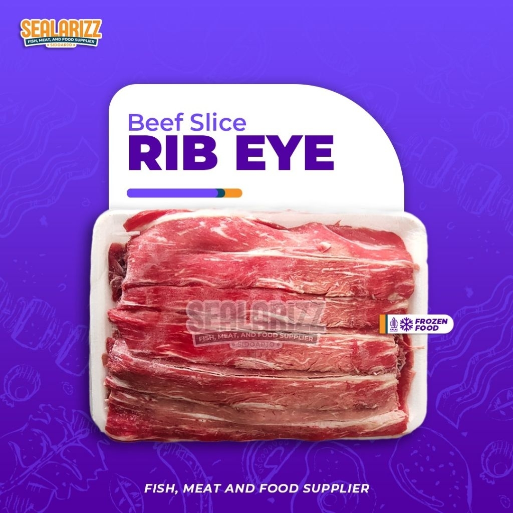 

Daging Slice Iga Atas Beef Slice Rib Eye Premium