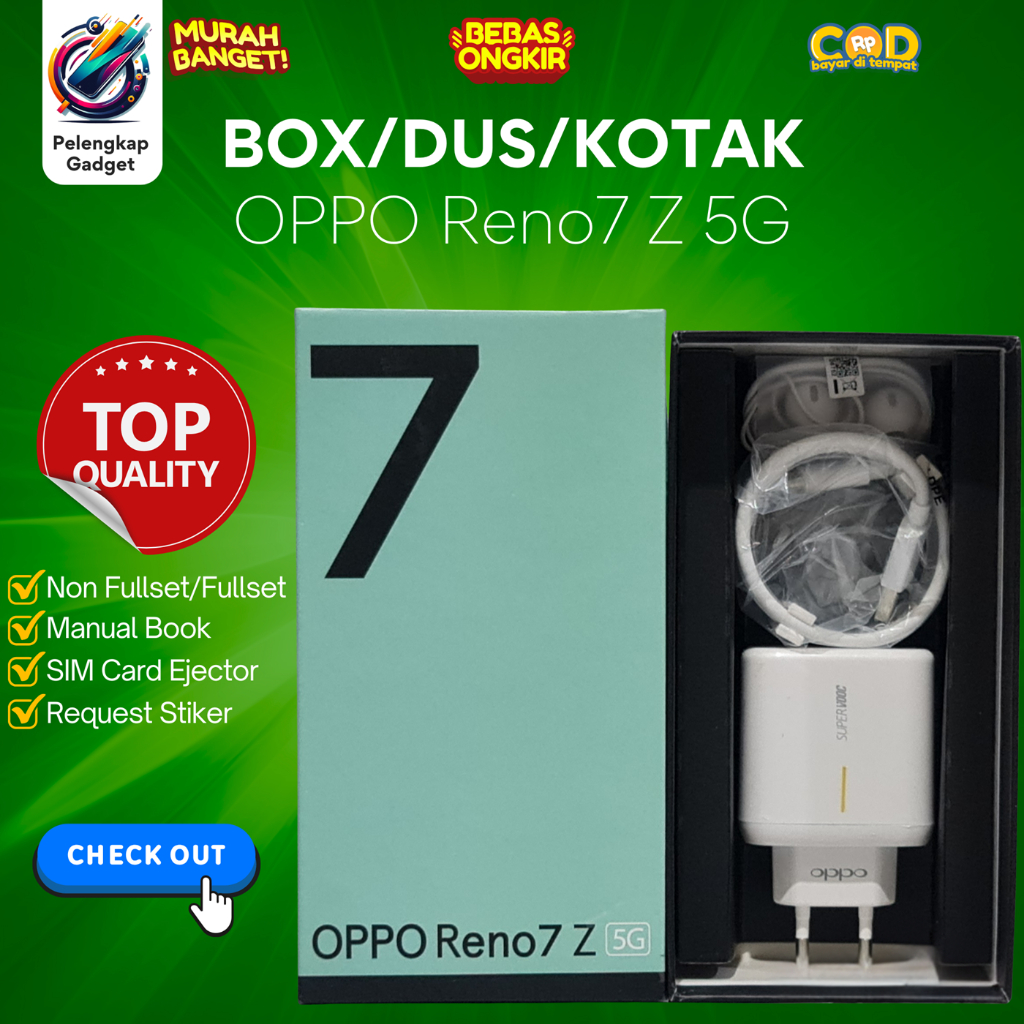 

BOX/DUS/KOTAK OPPO Reno7 Z 5G (CHARGER SUPER VOOC 65w ORIGINAL)