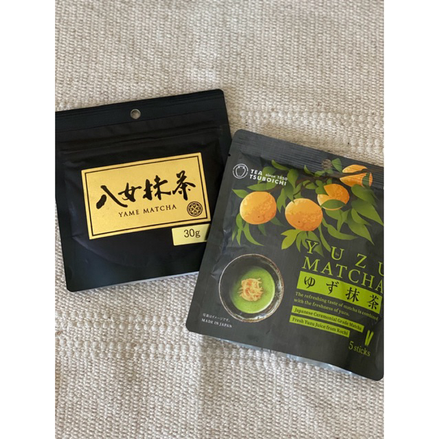 

Yame Matcha dan Tea Tsuboichi Yuzu Matcha