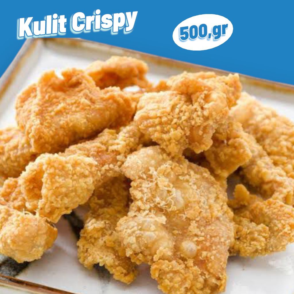 

Kulit Ayam Crispy Gurih Renyah 500gr | Snack Kekinian | Camilan Pedas & Original