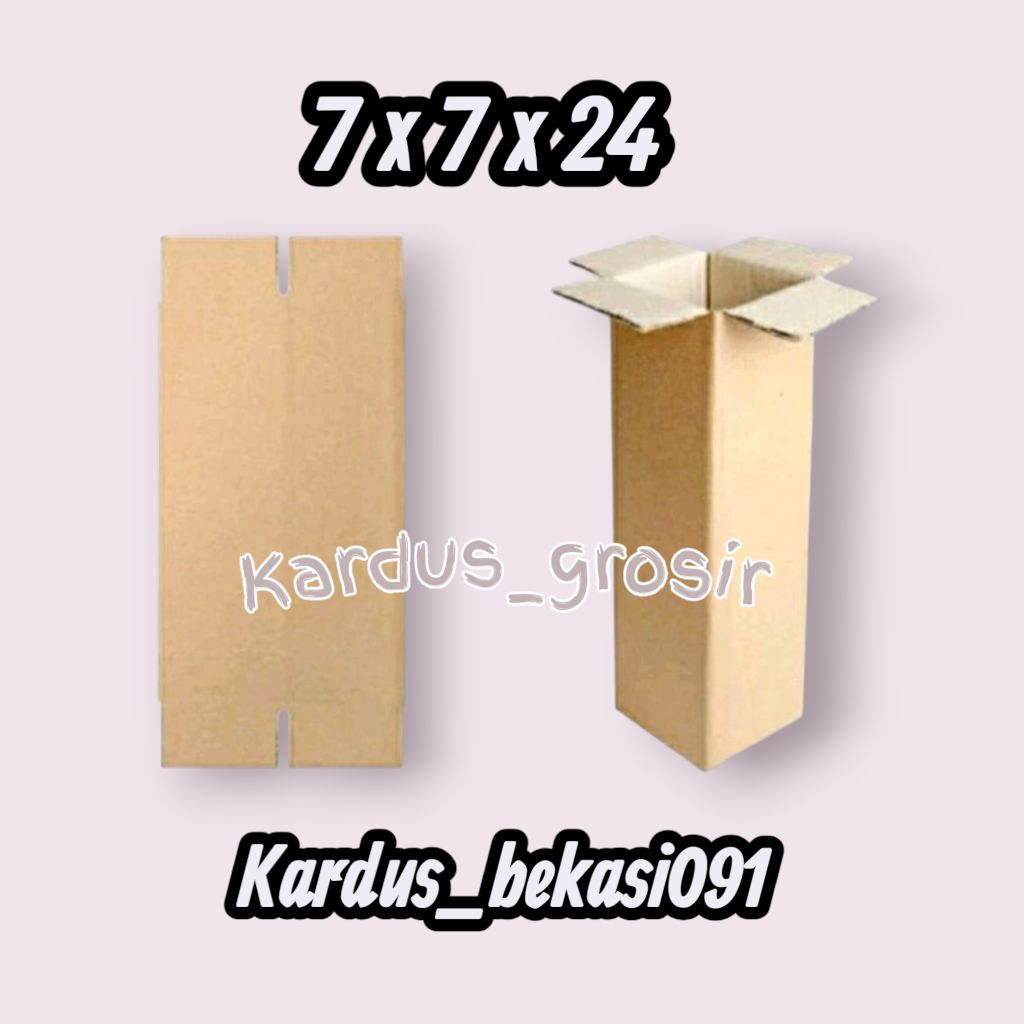 

kardus box packing 7x7x24