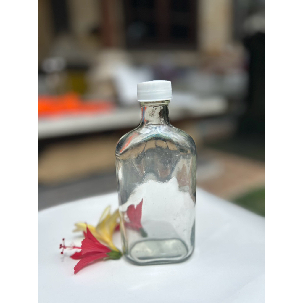 Botol Gepeng Bening 250ml