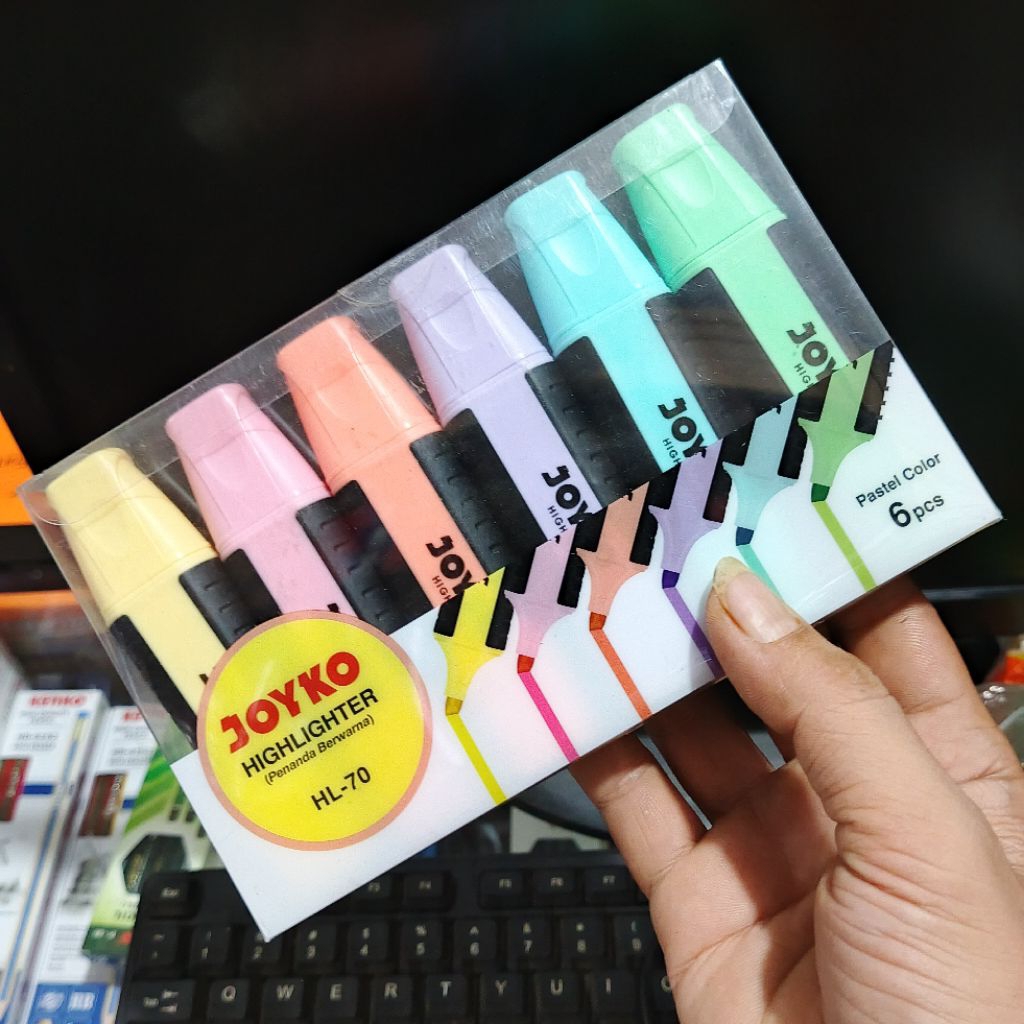

Stabilo Set Joyko Isi 6 Warna ( HL-70 )