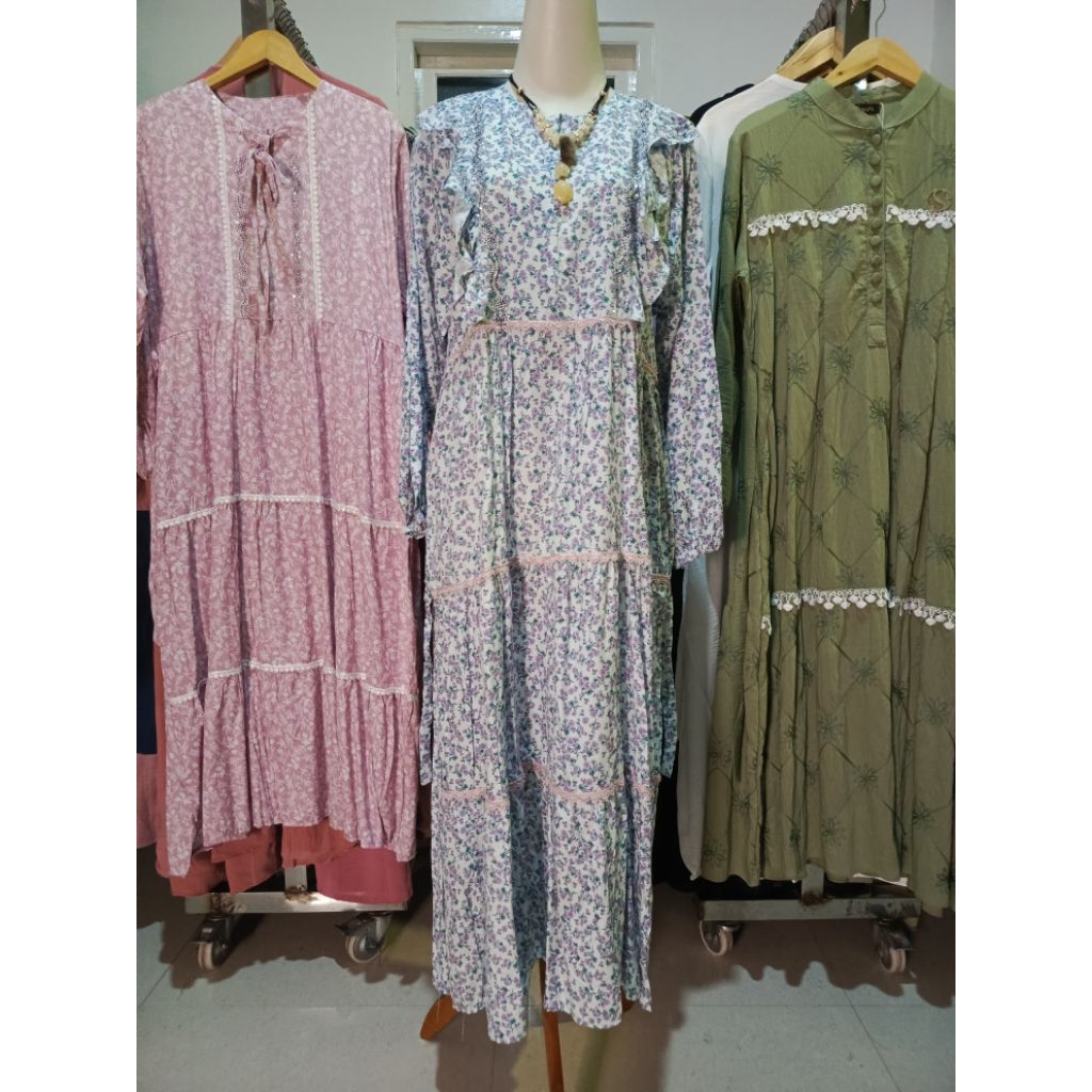 GEAH Gamis MIDI rayon import