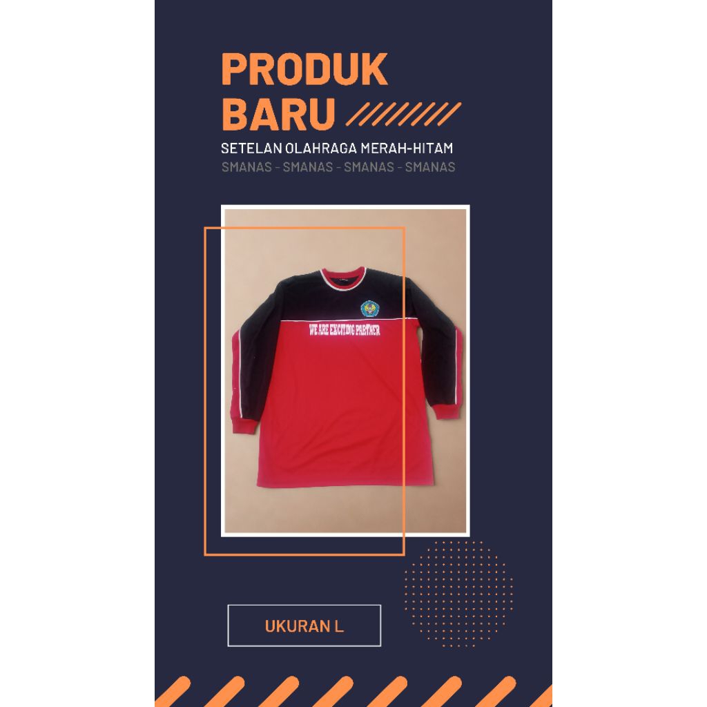 Setelan seragam olahraga SMA nas Preloved