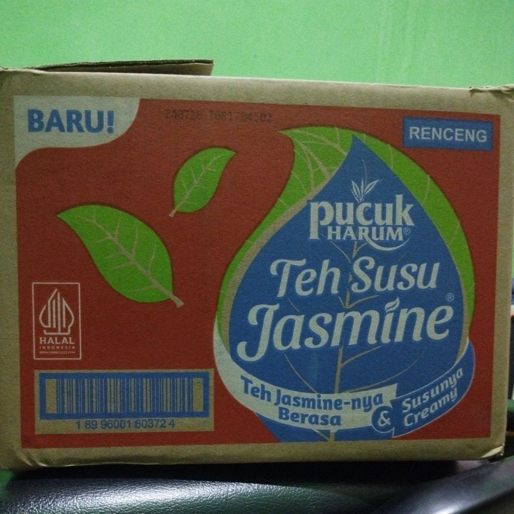 

teh pucuk harum kemasan sachet teh susu jasmine ( 1 dus isi 12 renceng)