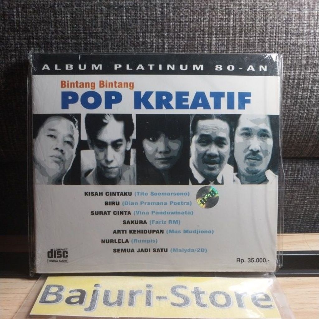 CD "Pop Kreatif" "Tito Soemarsono" "Dian Pramana Poetra" "Vina Panduwinata" "Fariz FM" "Rumpis" "Mal