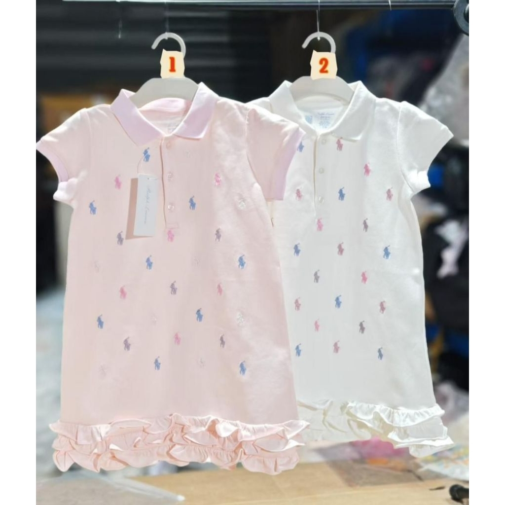 DRESS POLO RL RALPH LAUREN PREMIUM 1 TAHUN  ANAK CEWEK /PEREMPUAN (SIAP KIRIM)