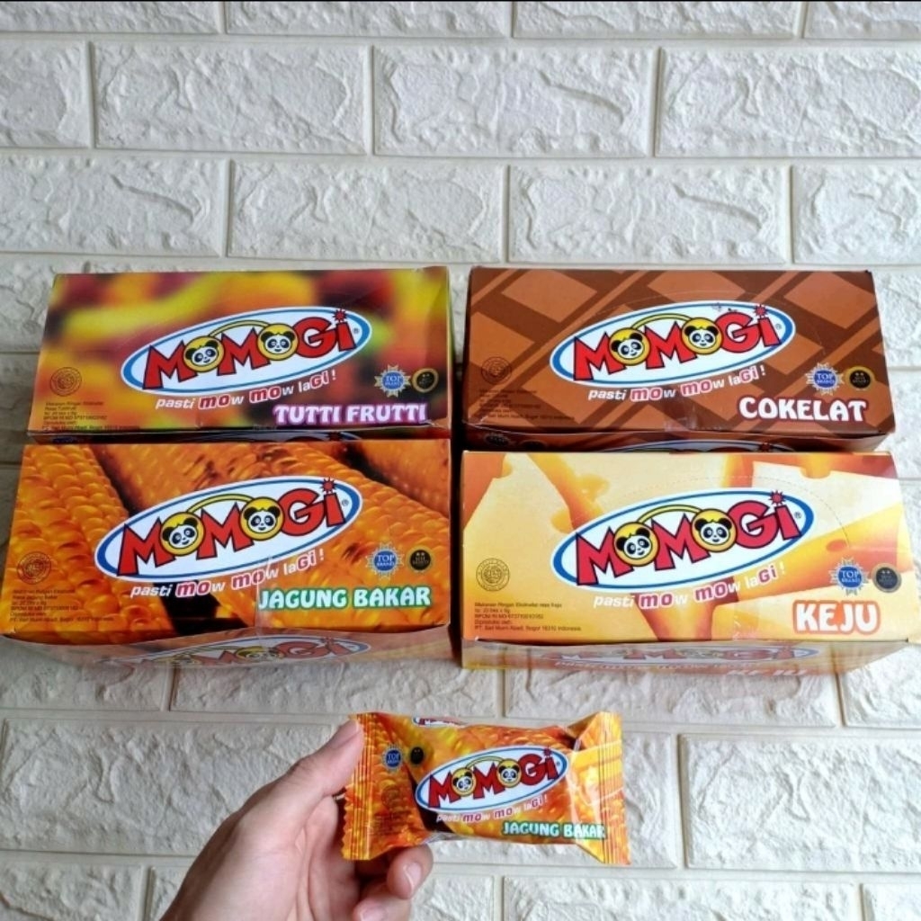 

Cemilan Momogi 500an (1 box isi 20 pcs)