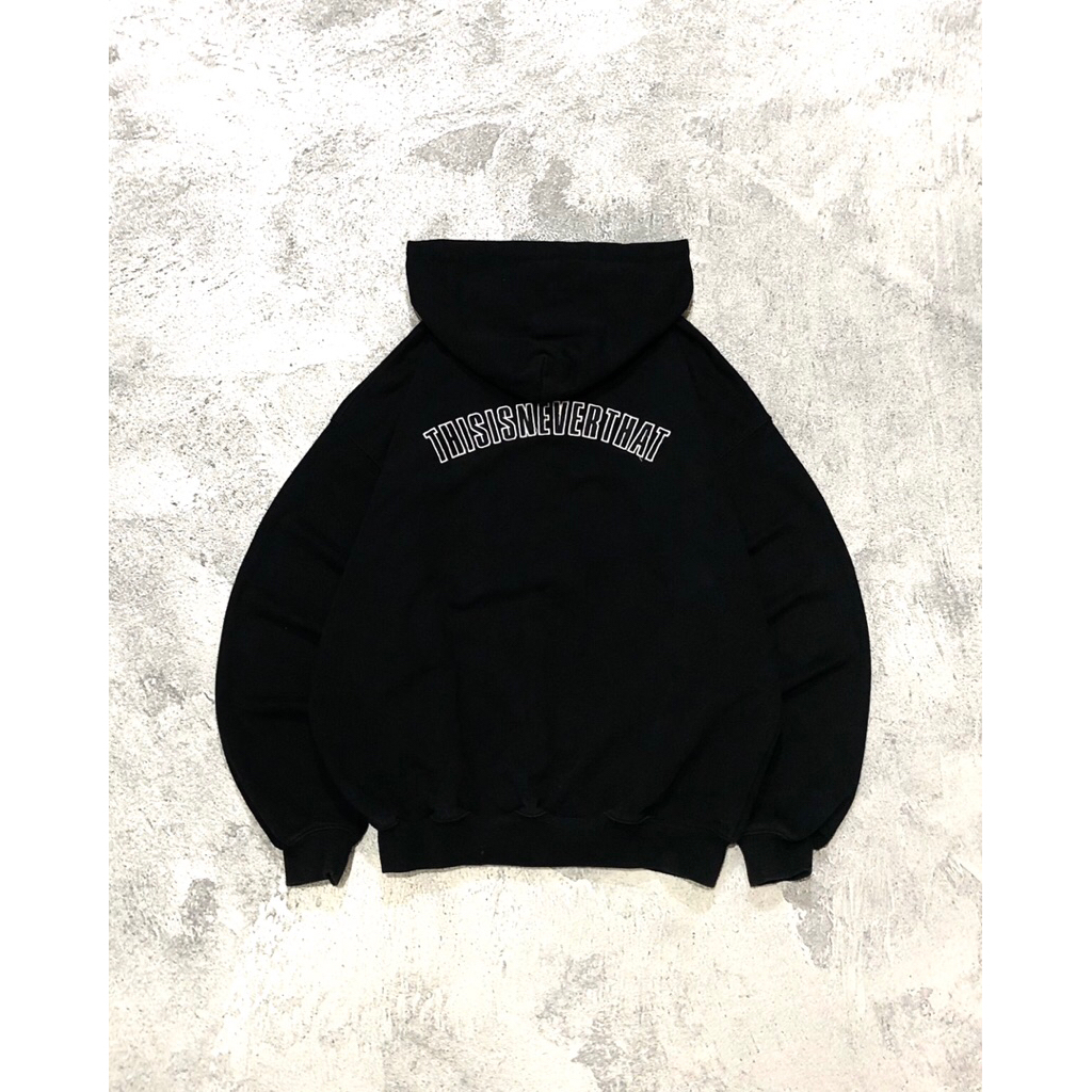 THISISNEVERTHAT ZIP HOODIE BOXY