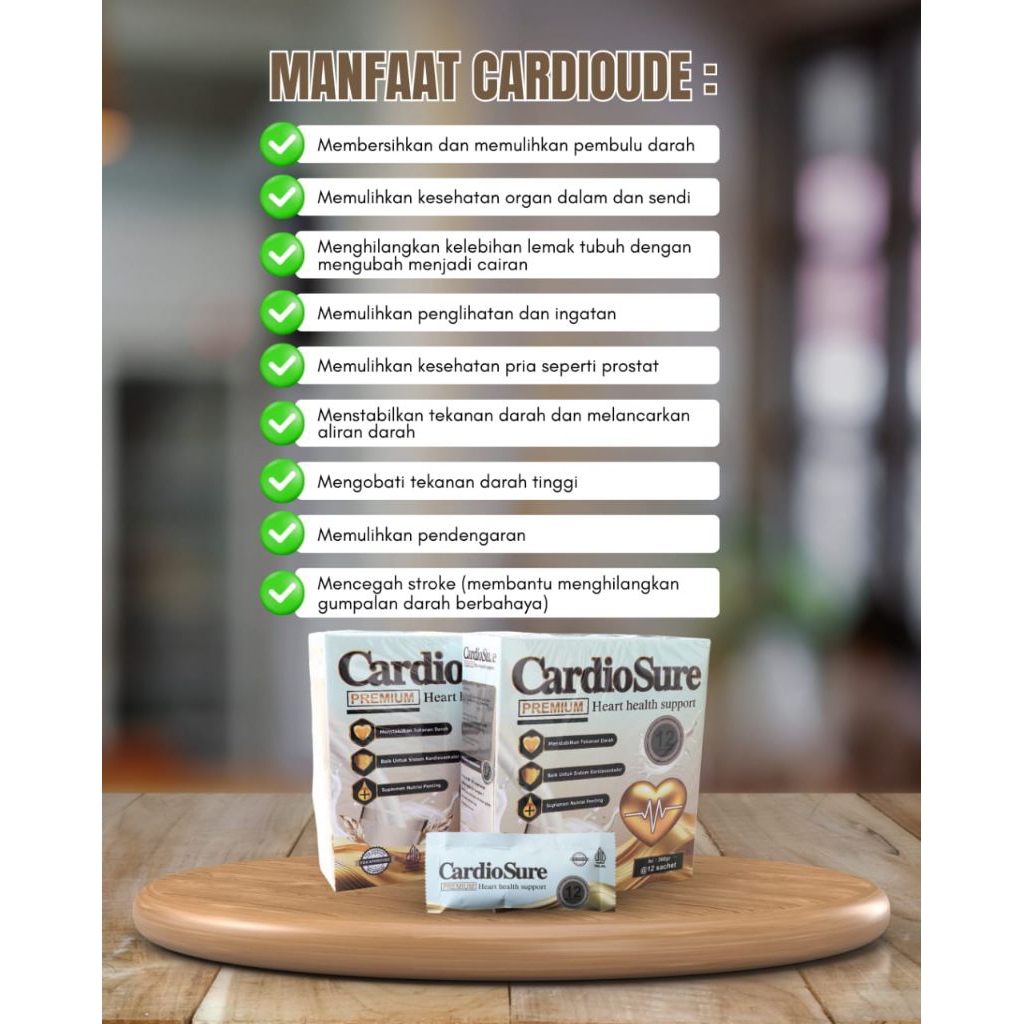 

Cardiosure Susu Jantung dan hipertensi 100% Asli Resmi BPOM Halal