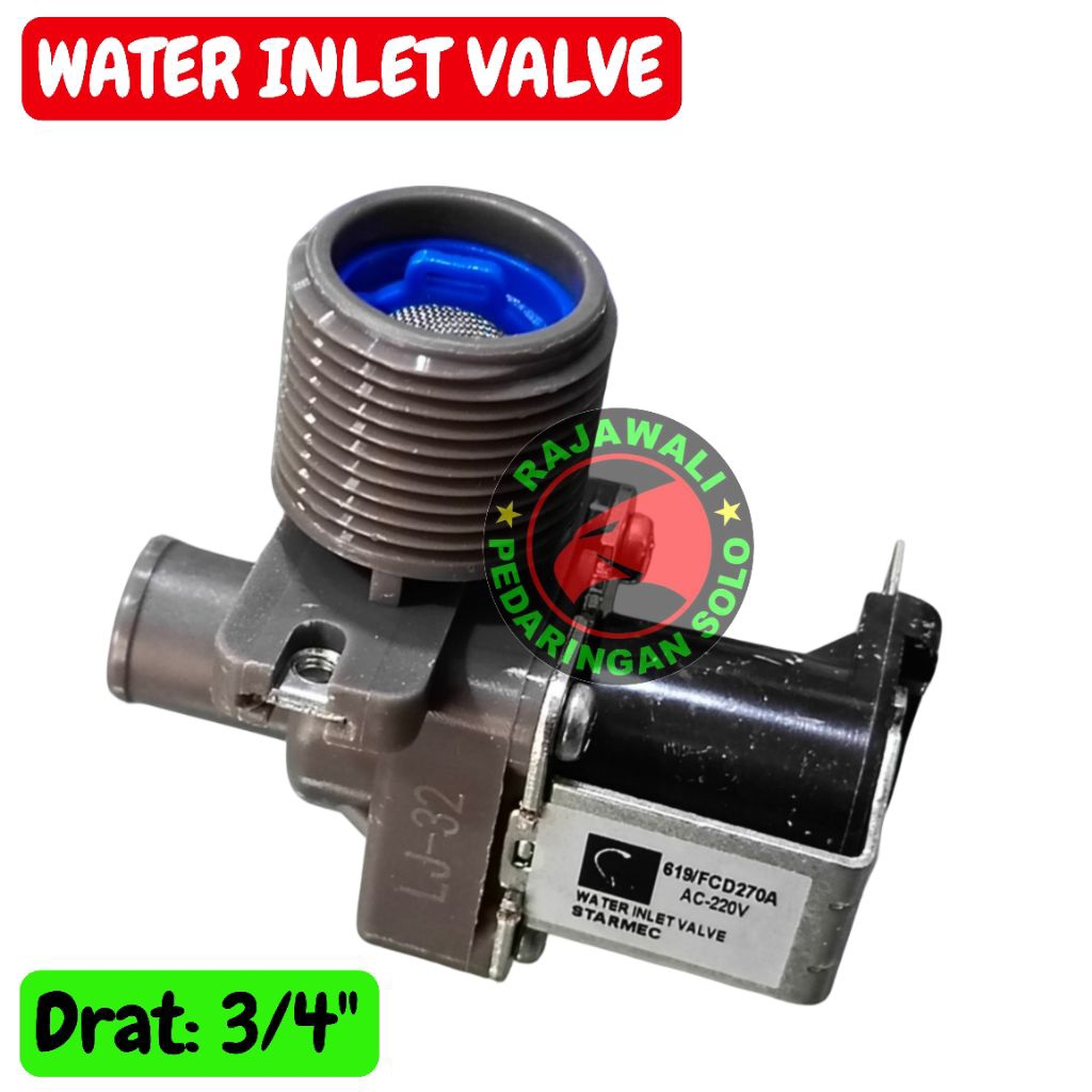 Solenoid Water inlet Valve Mesin Cuci Sanyo - Selenoid Valve Mesin cuci